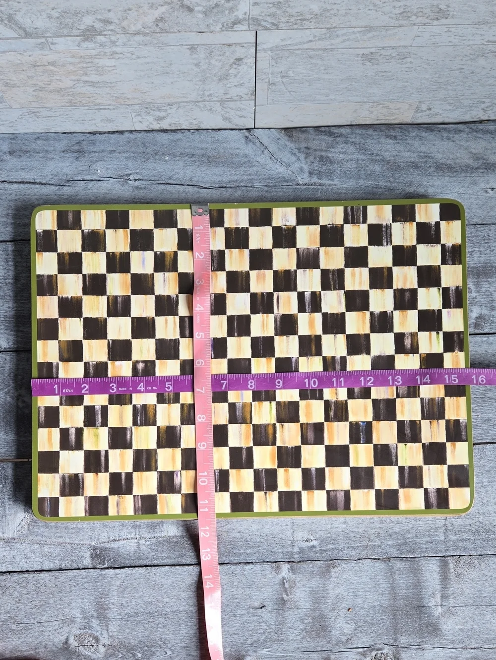 MacKenzie-Childs Courtly Check Cork-Back Placemats - Set of 4